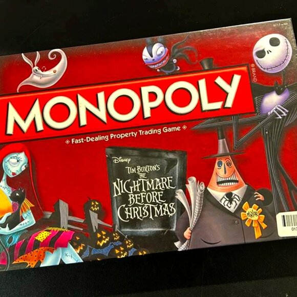 Nightmare Before Christmas Monopoly – Brand New & Sealed - Picture 1 of 4